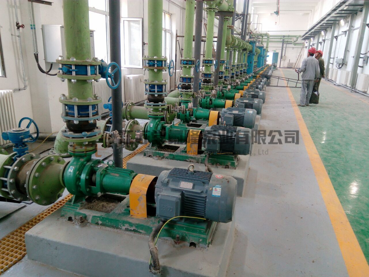 襯氟離心泵使用現場